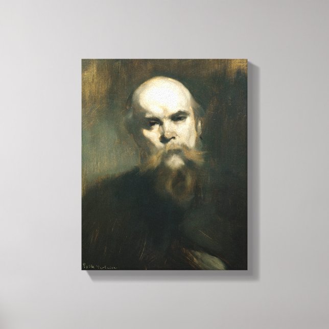Toile Portrait de Paul Verlaine 1890 (Recto)