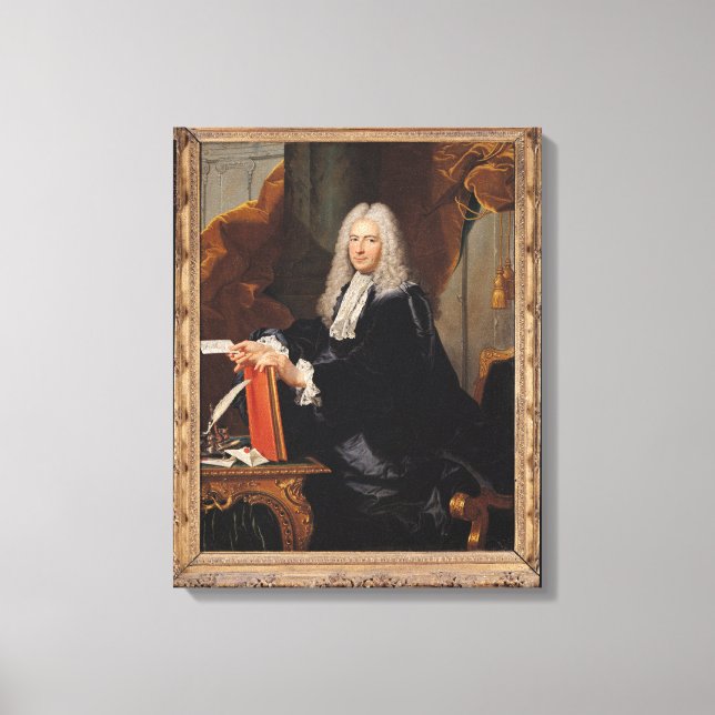 Toile Portrait de Philibert Orry (Recto)