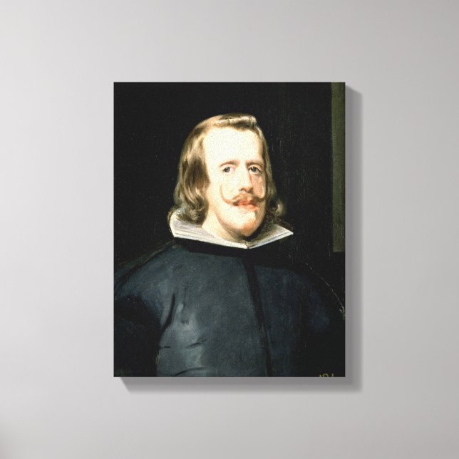 Toile Portrait de Philippe IV en robe de cour, 1655 (Recto)