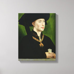 Toile Portrait de Philippe le Bon Duc De la Bourgogne