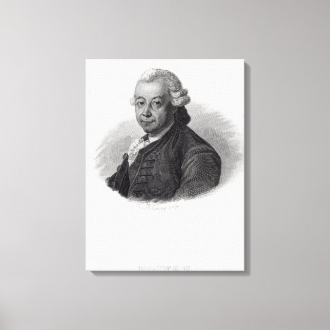 Toile Portrait de Pierre Poivre (Recto)