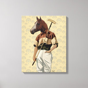 Toile Portrait de Polo Horse