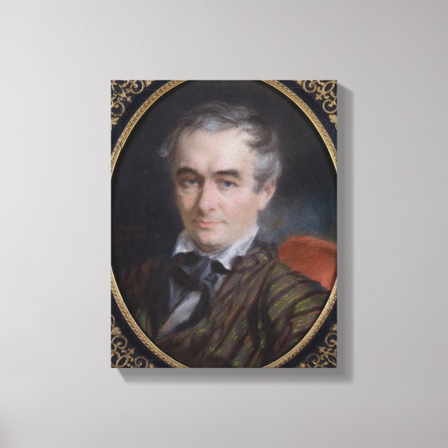 Toile Portrait de Prosper Merimee 1853 (Recto)