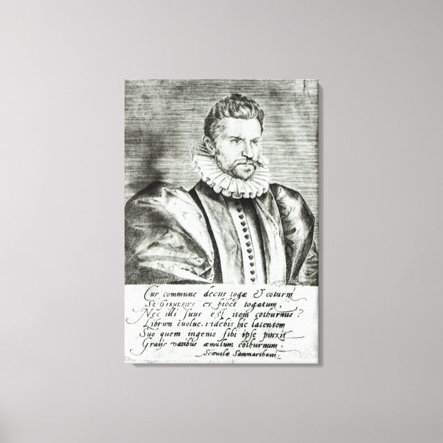 Toile Portrait de Robert Garnier (Recto)