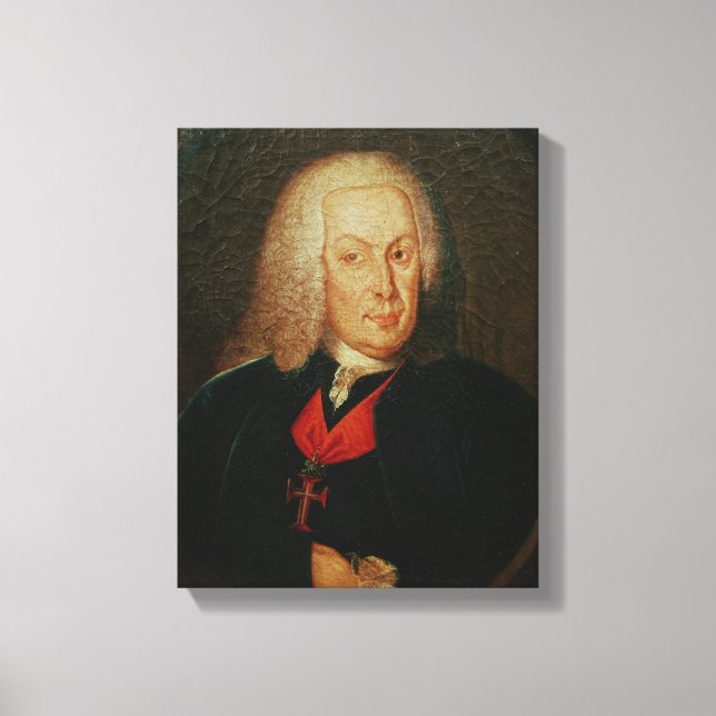 Toile Portrait de Sebasiao Jose de Carvalho (Recto)