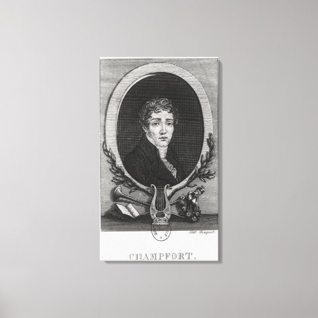 Toile Portrait de Sebastian-Roch Nicolas (Recto)