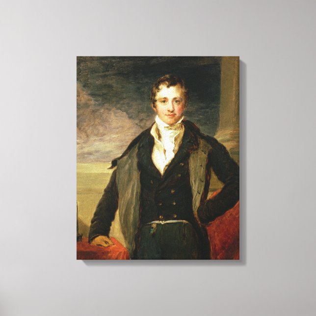 Toile Portrait de Sir Humphry Davy (Recto)