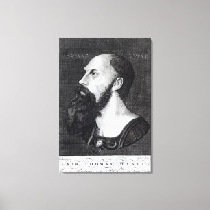 Toile Portrait de Sir Thomas Wyatt