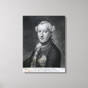 Toile Portrait de son altesse plus sereine Charles