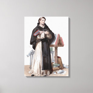 Toile Portrait de St Bernard de Clairvaux