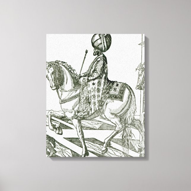 Toile Portrait de Suleiman le Magnifique (Recto)