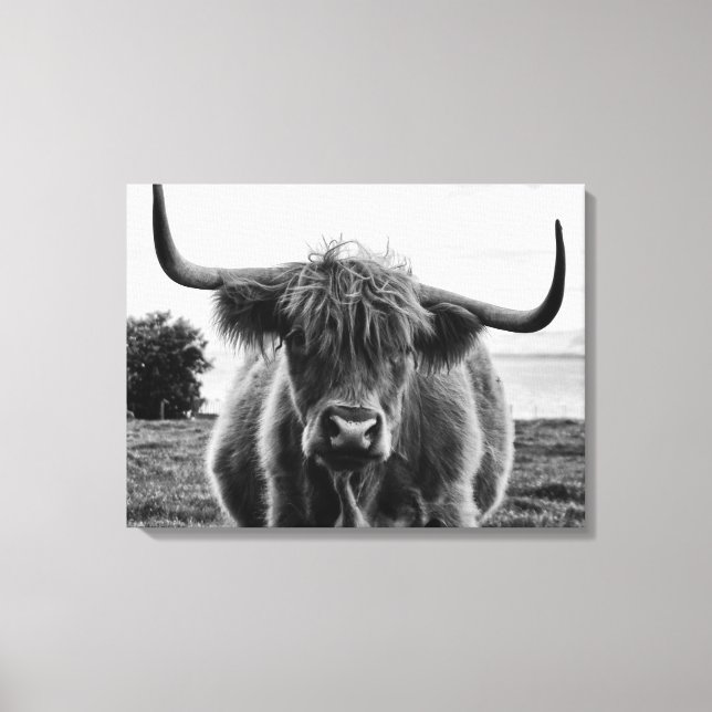 Toile Portrait de taureau (Recto)