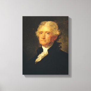 Toile Portrait de Thomas Jefferson