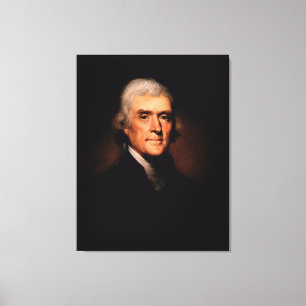 Toile Portrait de THOMAS JEFFERSON par Rembrandt Peale