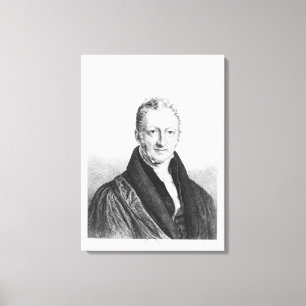 Toile Portrait de Thomas Robert Malthus