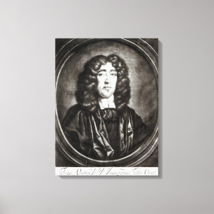 Toile Portrait de Titus Oates gravé par R. Thompson