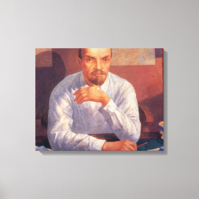 Toile Portrait de Vladimir Lénine (chef de l'URSS) (Recto)