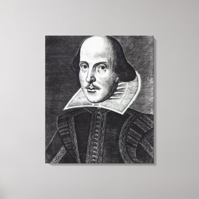 Toile Portrait de William Shakespeare (Recto)