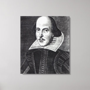 Toile Portrait de William Shakespeare