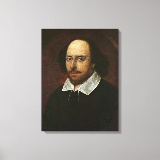 Toile Portrait de William Shakespeare c.1610 (Recto)