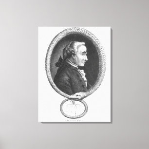 Toile Portrait d'Emmanuel Kant 2