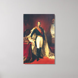 Toile Portrait d'empereur du napoléon III de la France