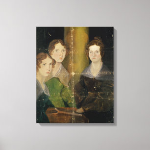 Toile Portrait des soeurs de Bronte, c.1834