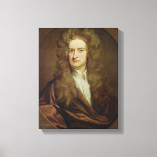 Toile Portrait d'Isaac Newton 1702