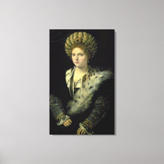 Toile Portrait d'Isabella d'Este