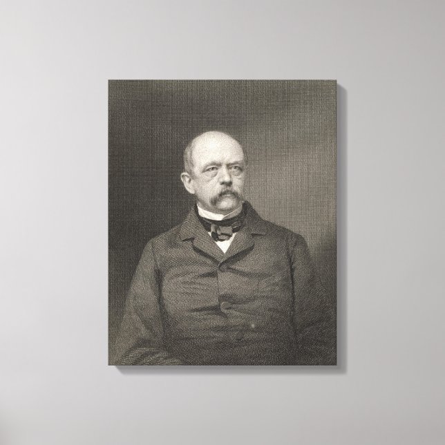 Toile Portrait d'Otto von Bismarck (Recto)