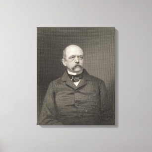Toile Portrait d'Otto von Bismarck