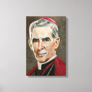 Toile Portrait du Bienheureux Fulton J. Sheen