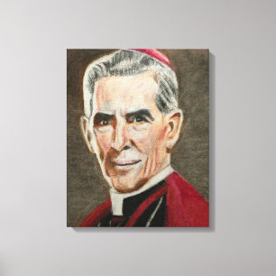 Toile Portrait du Bienheureux Fulton J. Sheen