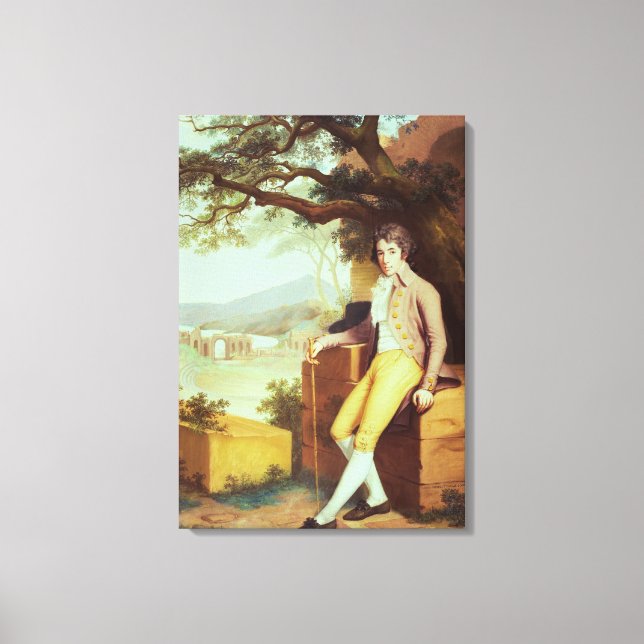 Toile Portrait du colonel David La Touche de Marcey (Recto)