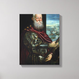 Toile Portrait du commandant en chef vernier