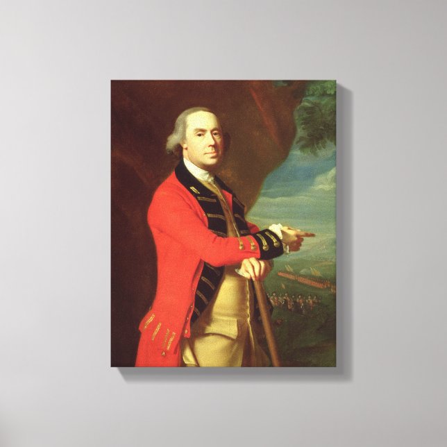 Toile Portrait du général Thomas Gage, c.1768 (huile sur (Recto)