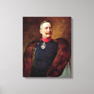 Toile Portrait du Kaiser Guillaume II