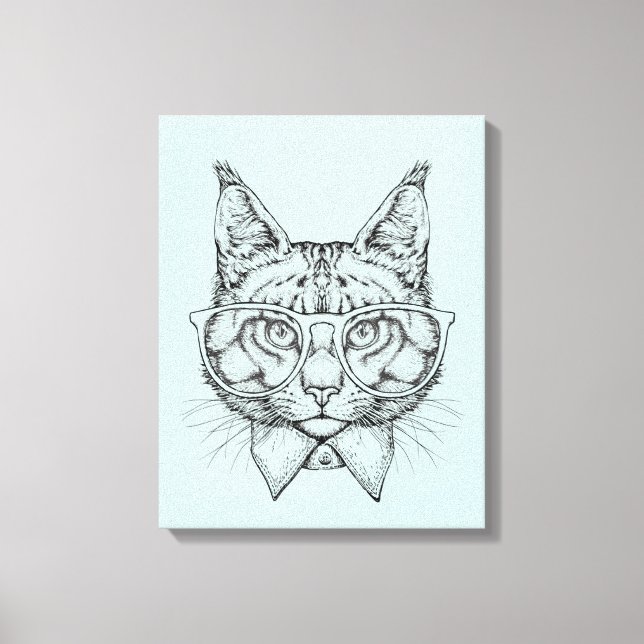 Toile Portrait du Maine Coon (Recto)