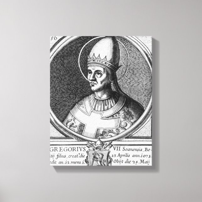 Toile Portrait du Pape Grégoire VII (Recto)