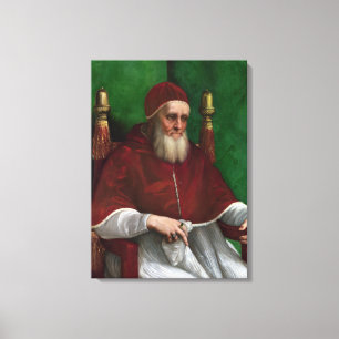 Toile Portrait du pape Julius II (par Raphael)