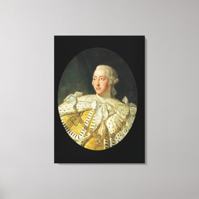 Toile Portrait du roi George III après 1760 (Recto)