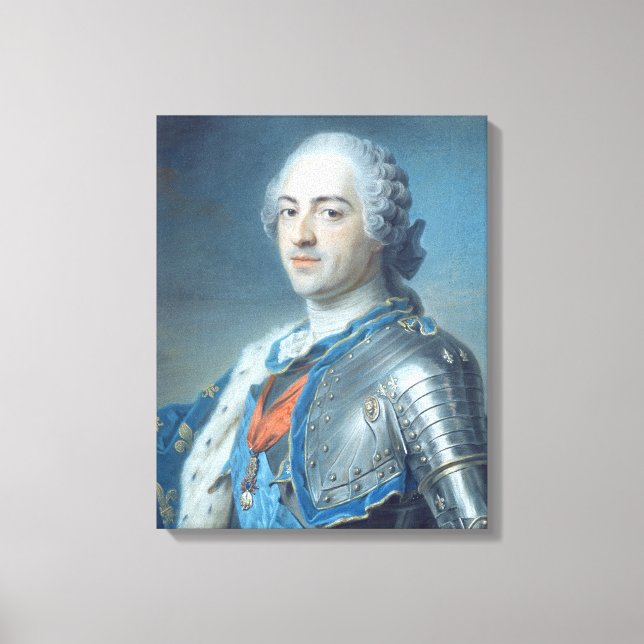 Toile Portrait du roi Louis XV 1748 (Recto)