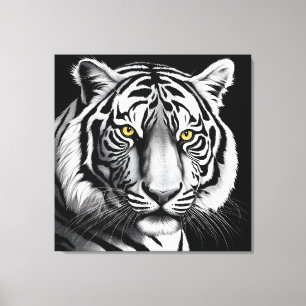 Toile Portrait du tigre