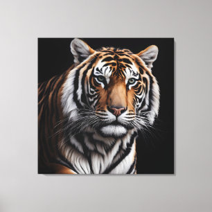 Toile Portrait du tigre