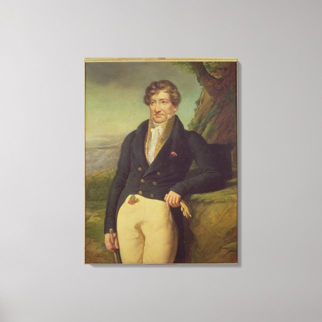 Toile Portrait du zoologiste français (Recto)