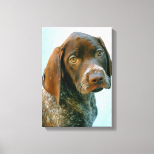 Toile Portrait d'un chien