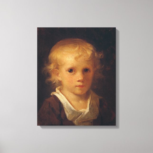 Toile Portrait d'un enfant (Recto)