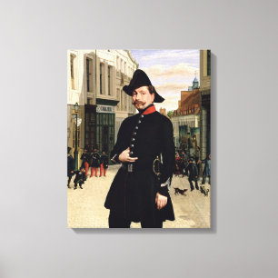 Toile Portrait d'un policier dans Douai en 1848