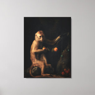 Toile Portrait d'un singe