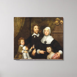 Toile Portrait d'une famille, probablement celui de